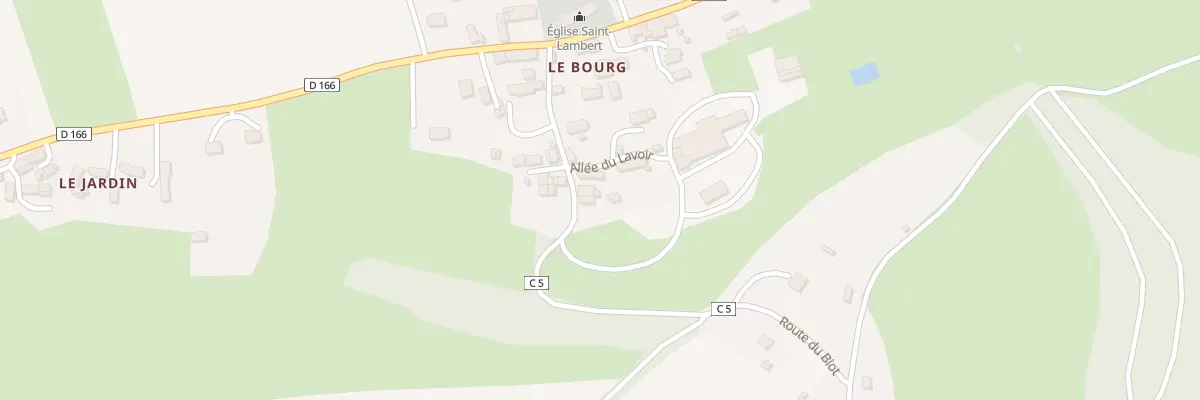 Plan du 2 All du Lavoir à Saint-Lambert