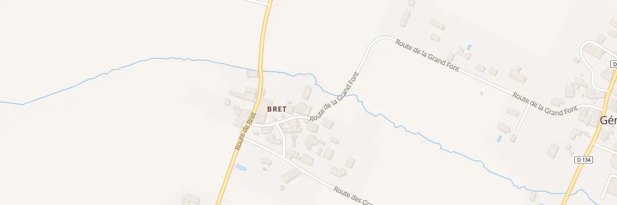 Plan du 34 Bret à Générac