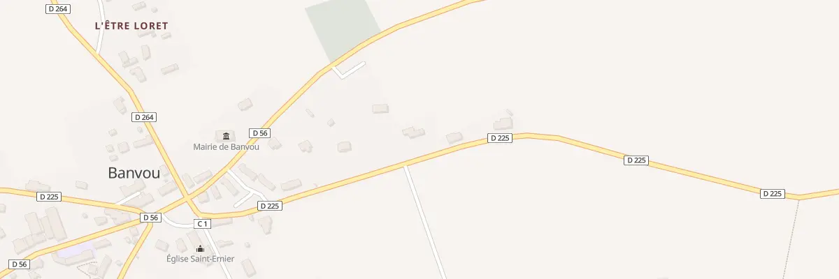Plan du 19 Rte de la Ferrière Aux Etangs à Banvou