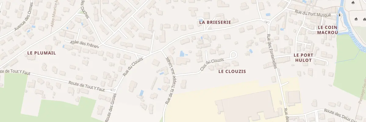 Plan du 10 Rue de la Trappe aux loups à Magné