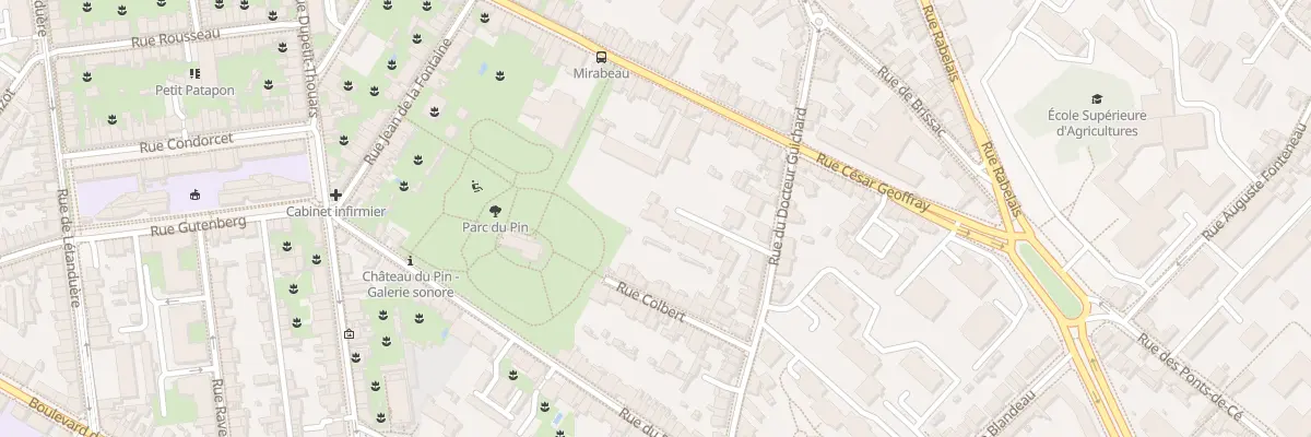 Plan du 28 Rue du Doc Guichard à Angers