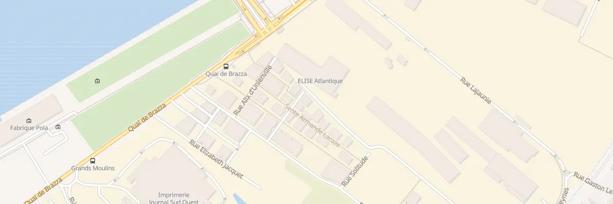Plan du 11 Rue Denise Vernay à Bordeaux
