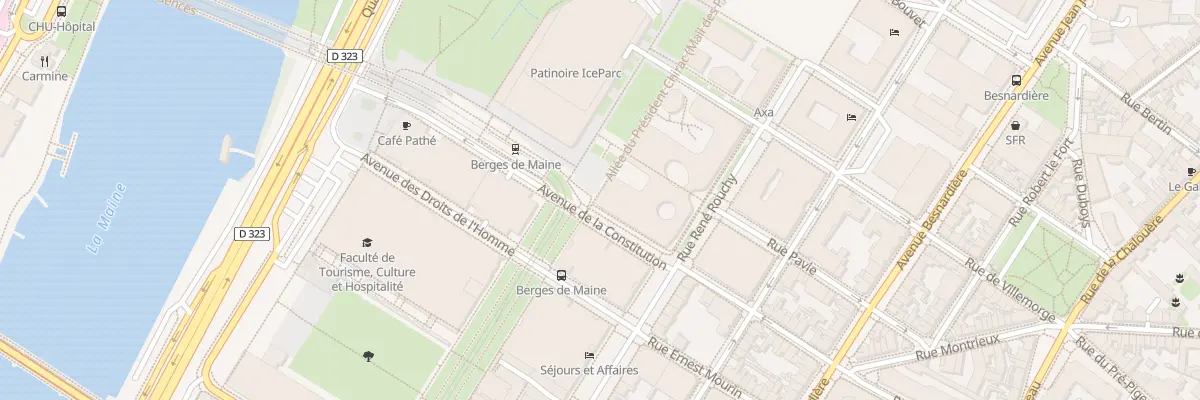 Plan du 2B Rue du Doc Bonhomme à Angers