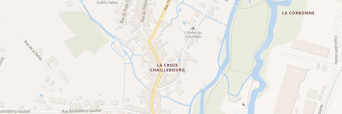 Plan du 25 Rue du Mal Leclerc à Pons