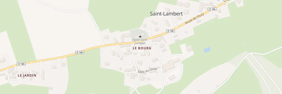 Plan du 4 Rte de Thury à Saint-Lambert