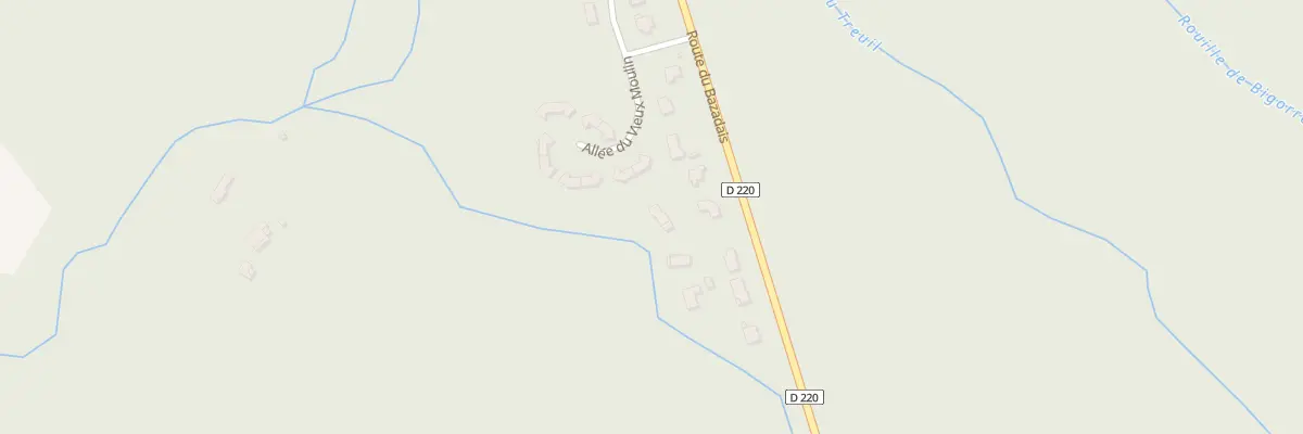 Plan du 26 Rte du Bazadais à Cabanac-et-Villagrains