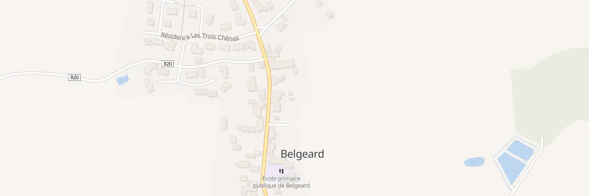 Plan du 17 Rue du Muguet à Belgeard