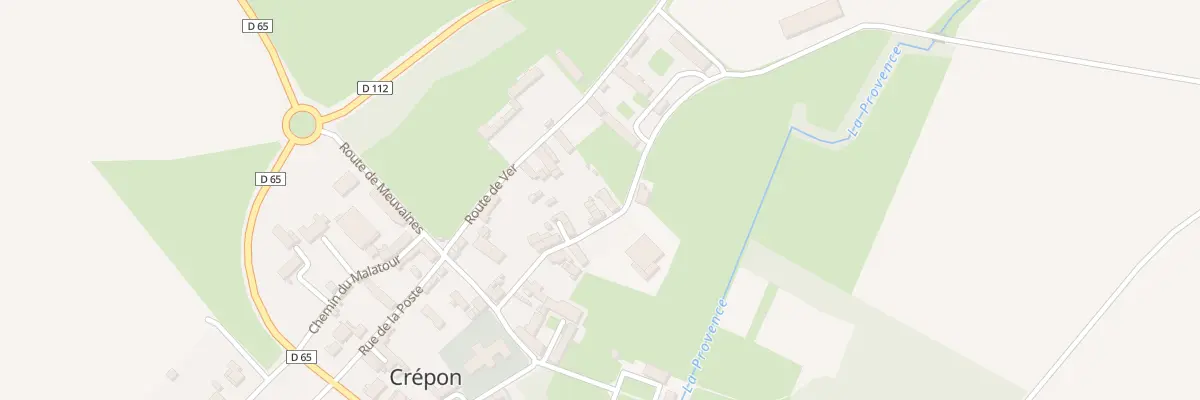 Plan du 9 Rue du Bout Bayeux à Crépon
