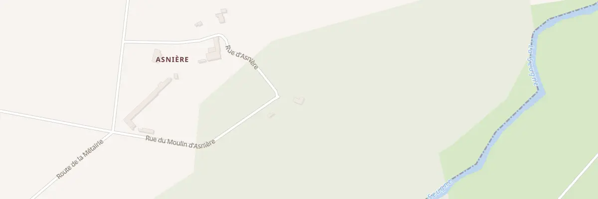 Plan du 12 Rte du Moulin d’Asnière à Belluire