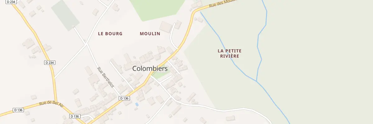 Plan du 5 Imp de la Poste à Colombiers