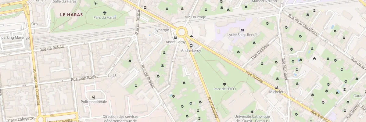 Plan du 2B Rue Rabelais à Angers