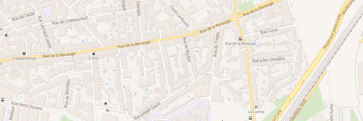Plan du 9 Rue de Bouliac à Bordeaux