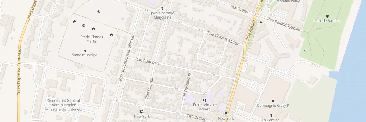Plan du 33 Rue Audubert à Bordeaux