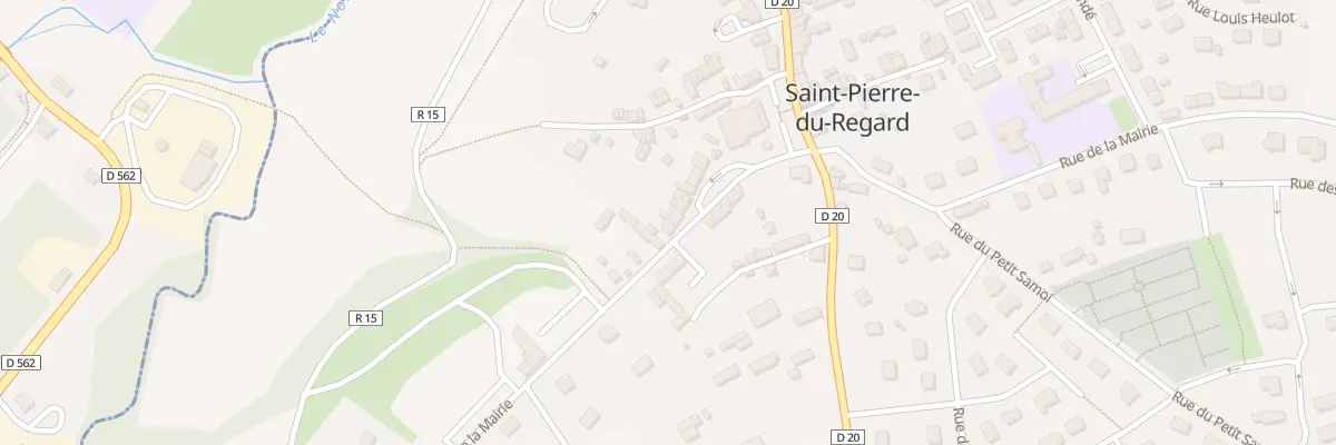 Plan du 12 Rue de la Mairie à Saint-Pierre-du-Regard