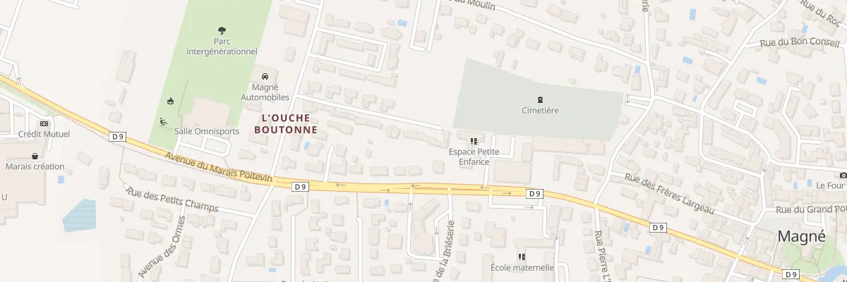 Plan du 22 Imp des Ajoncs Bleus à Magné