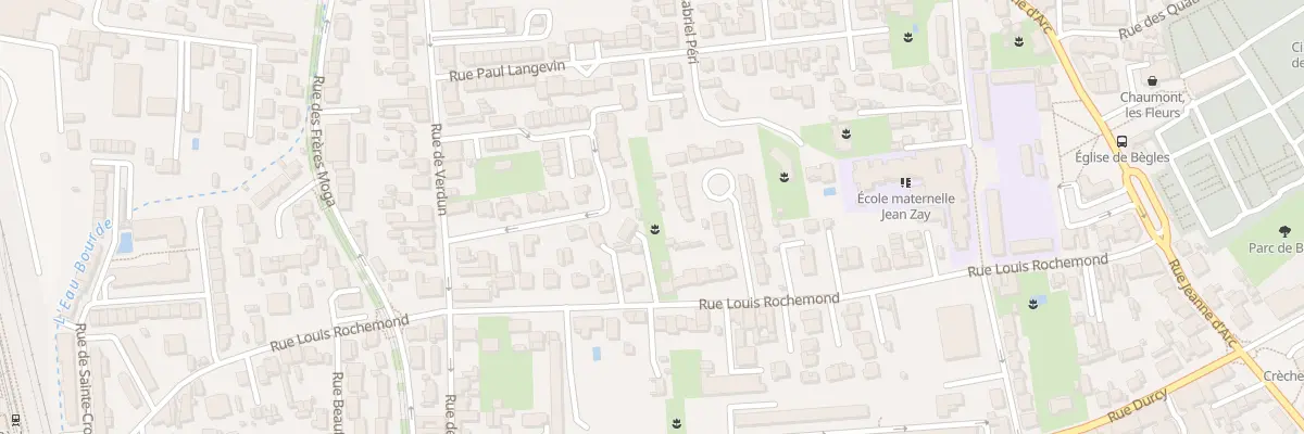 Plan du 61 Rue Louis Rochemond à Bègles
