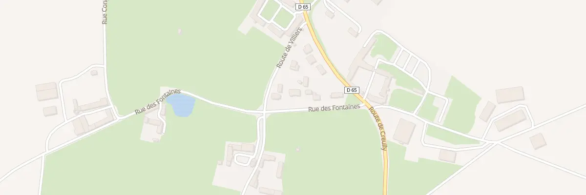 Plan du 6 Rue des Fontaines à Crépon