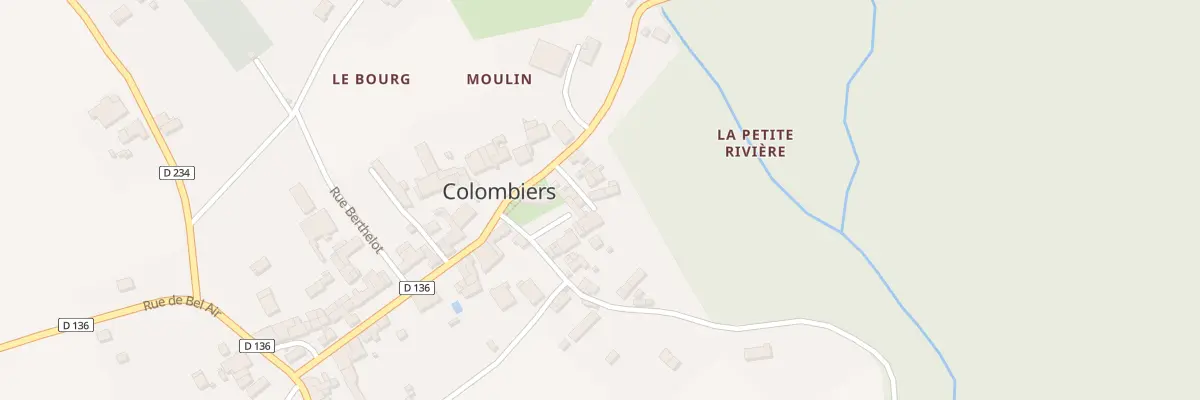 Plan du 7 Imp de la Poste à Colombiers