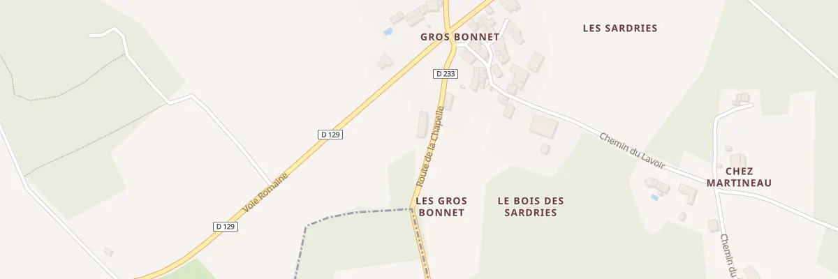 Plan du 30 Rte de la Chapelle à Vénérand