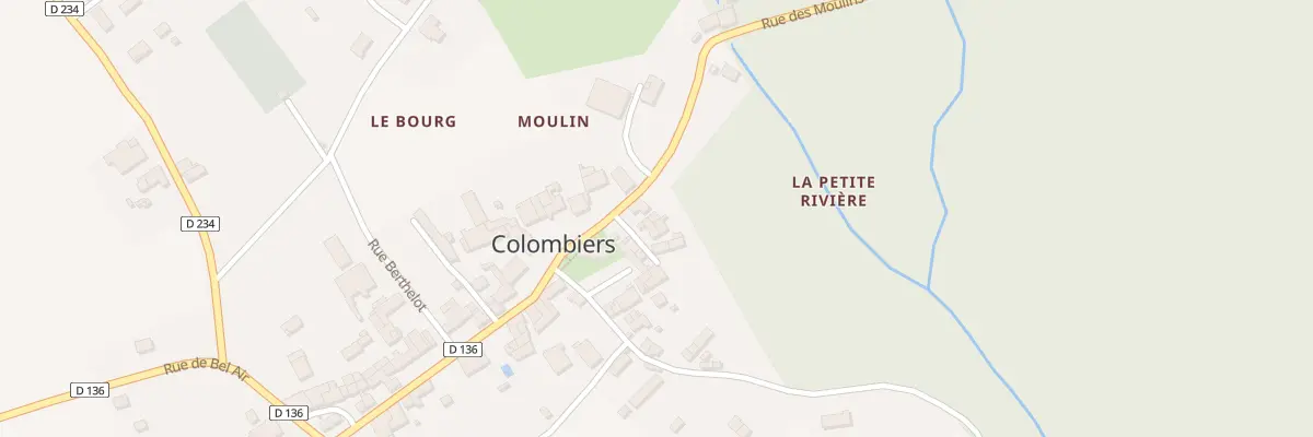 Plan du 4 Rue des Moulins à Colombiers