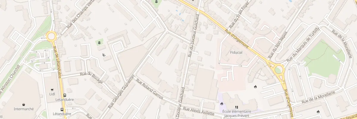 Plan du 124 Rue du Doc Guichard à Angers