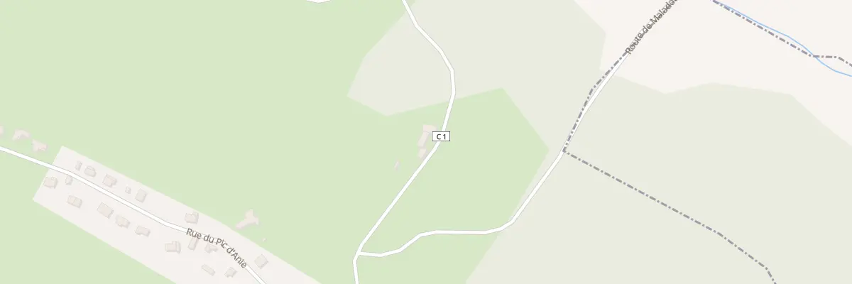 Plan du 875 Rte de Doazon à Serres-Sainte-Marie