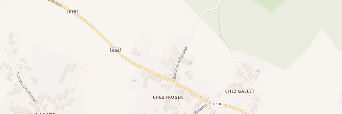 Plan du 3C Che de la Fornette à Courcoury