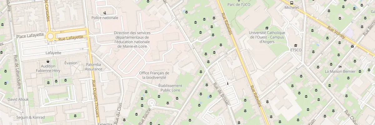 Plan du 30 Rue de Brissac à Angers
