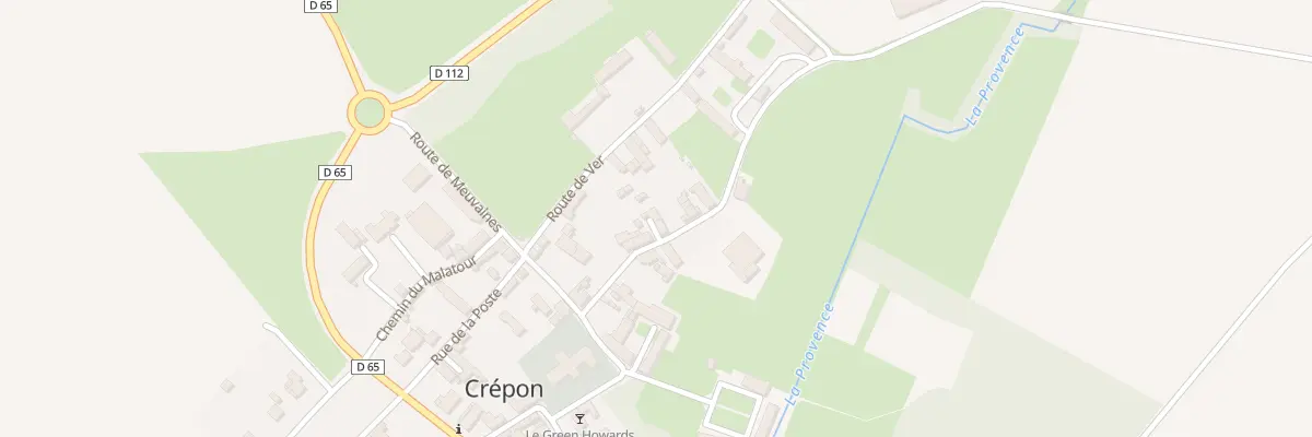 Plan du 7 Rue du Bout Bayeux à Crépon