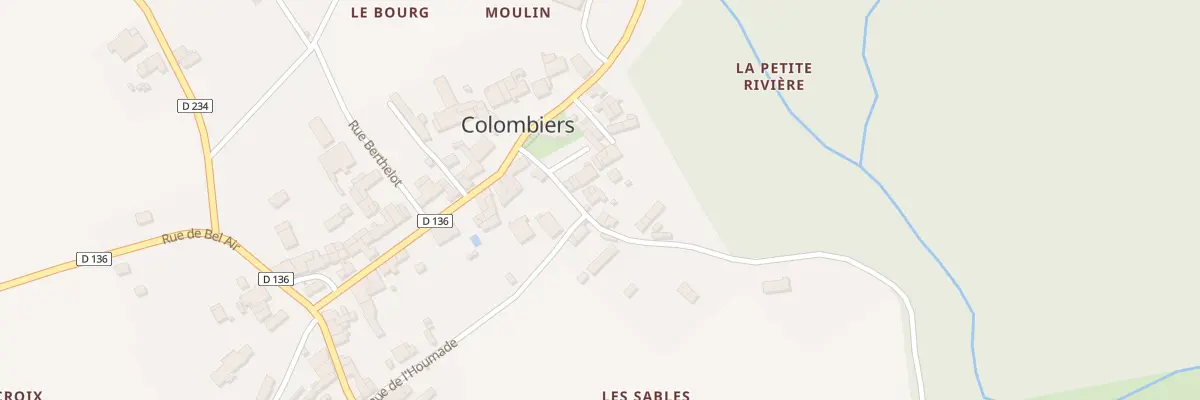 Plan du 7 Rue du Port-Bateau à Colombiers