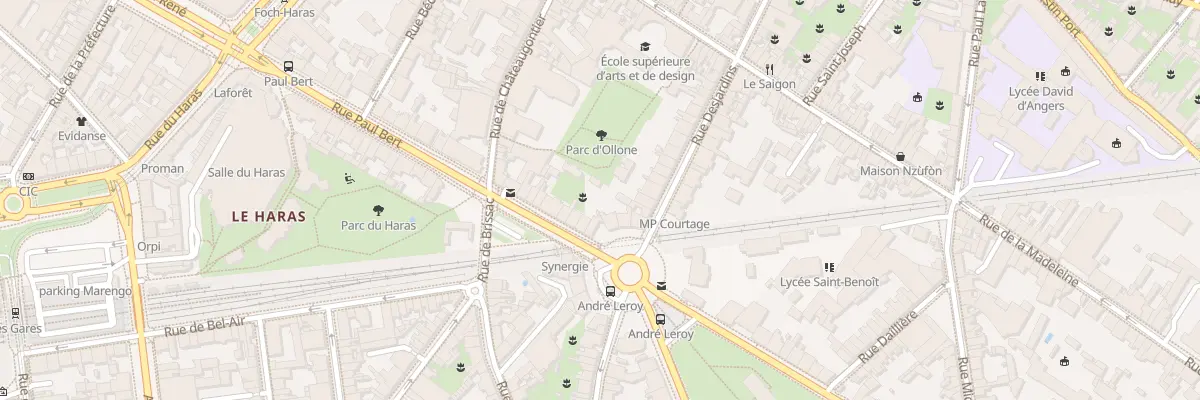 Plan du 41 Rue Paul Bert à Angers