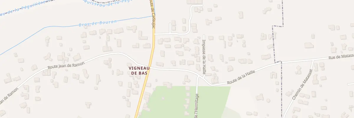 Plan du 4C Rte de la Haille à Martillac