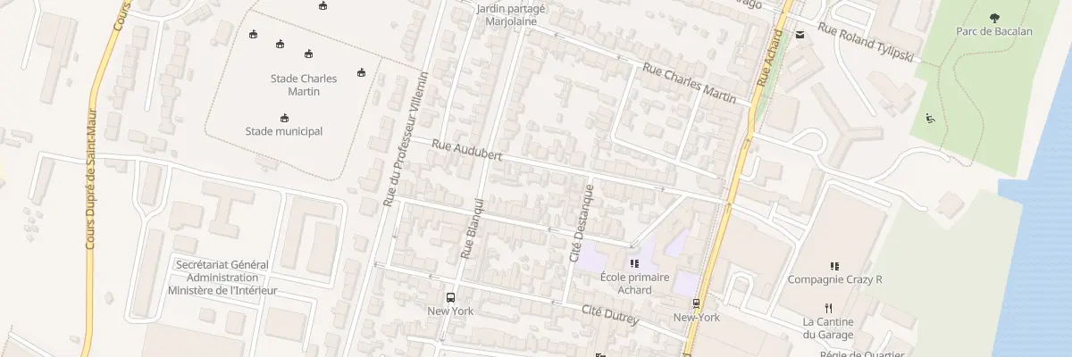 Plan du 38 Rue Audubert à Bordeaux