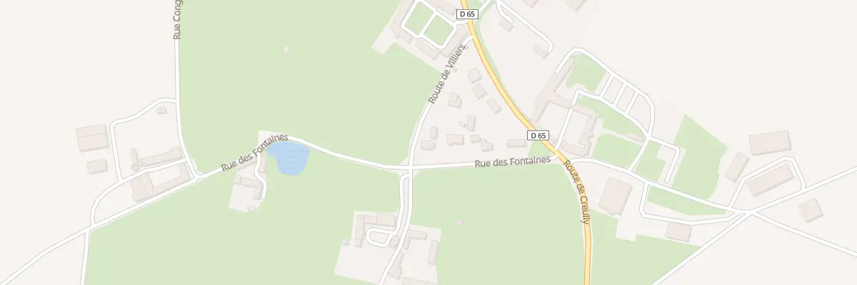 Plan du 1B Rte de Villiers à Crépon