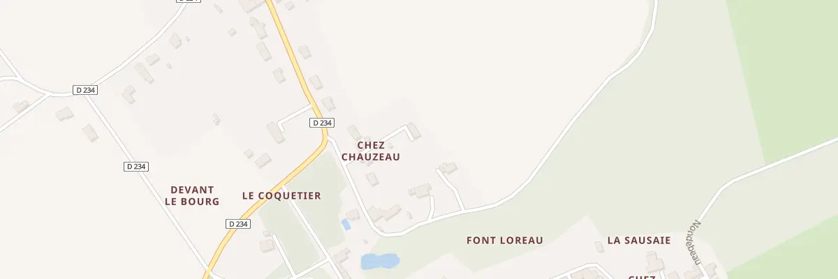 Plan du 5 Rue de Chez Chauzeau à Colombiers