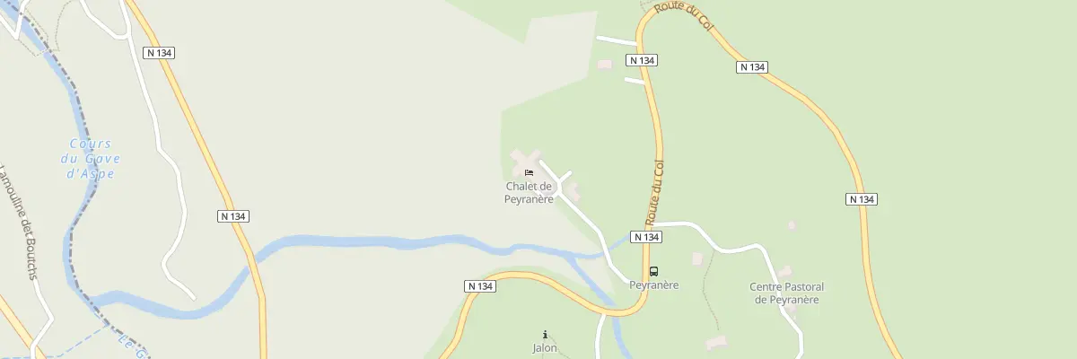 Plan du 4581 Rte du Col à Urdos