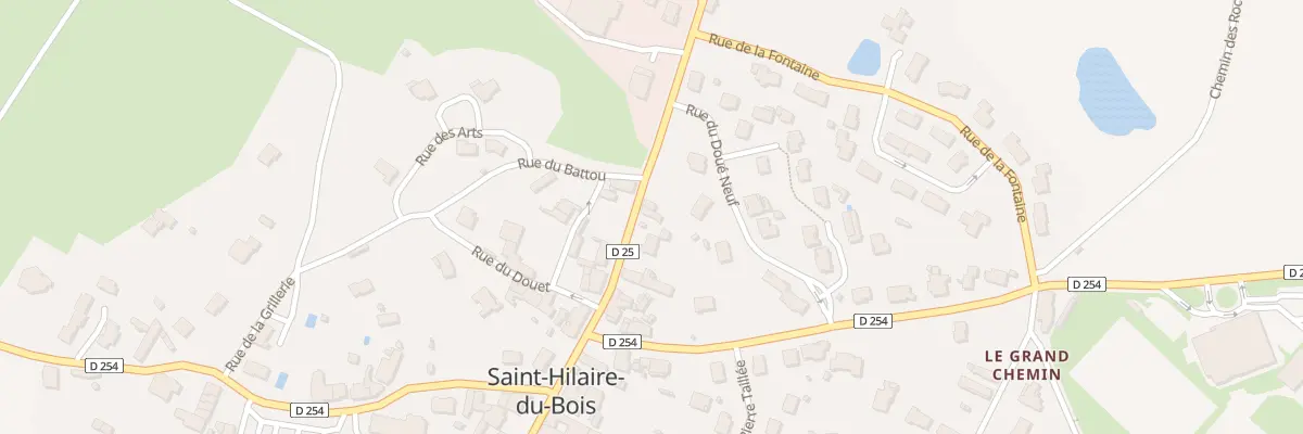 Plan du 13 Rue Mabilais à Lys-Haut-Layon