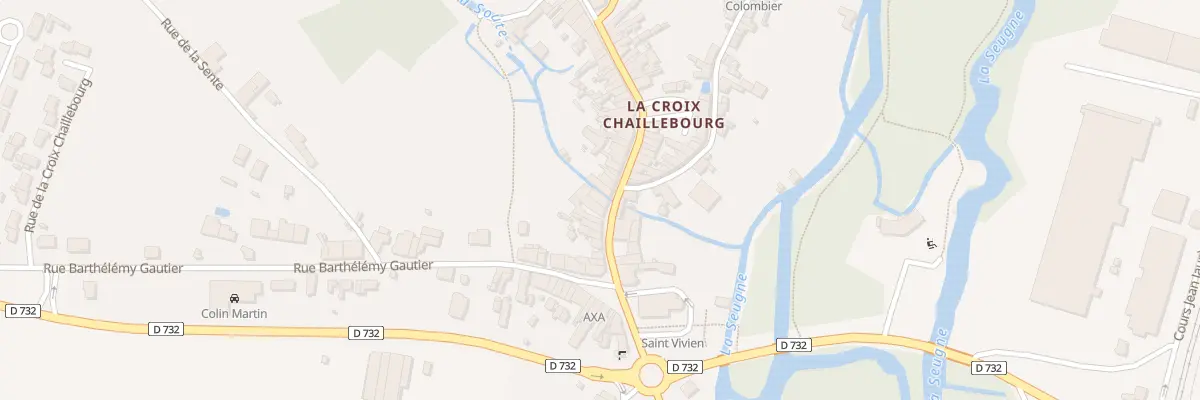 Plan du 54 Rue du Mal Leclerc à Pons
