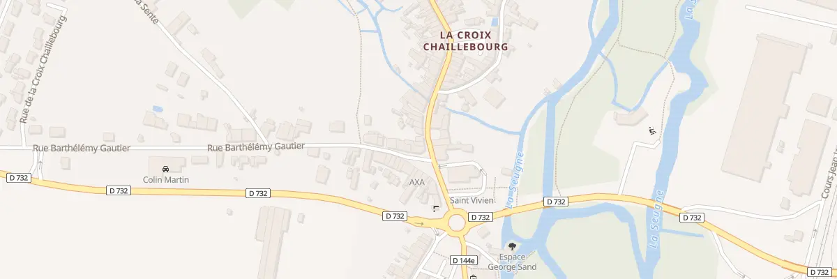 Plan du 66 Rue du Mal Leclerc à Pons