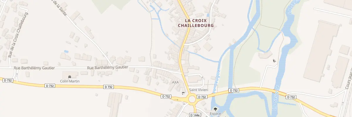 Plan du 62 Rue du Mal Leclerc à Pons