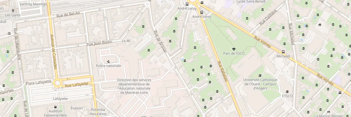 Plan du 33B Rue de Brissac à Angers