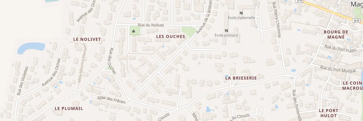 Plan du 79 Av de la Briéserie à Magné