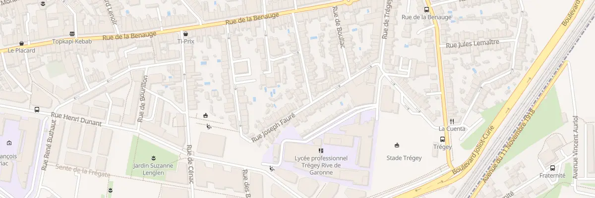 Plan du 83 Rue Joseph Fauré à Bordeaux