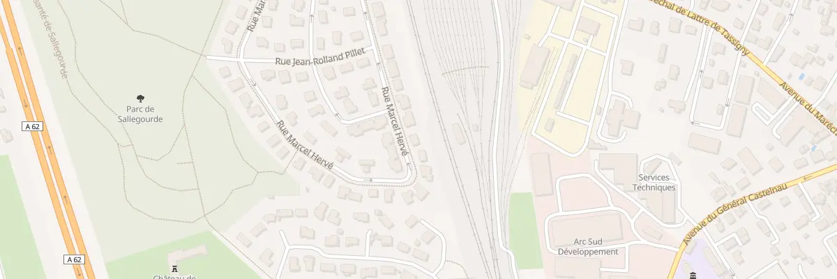 Plan du 61 Rue Marcel Hervé à Villenave-d’Ornon