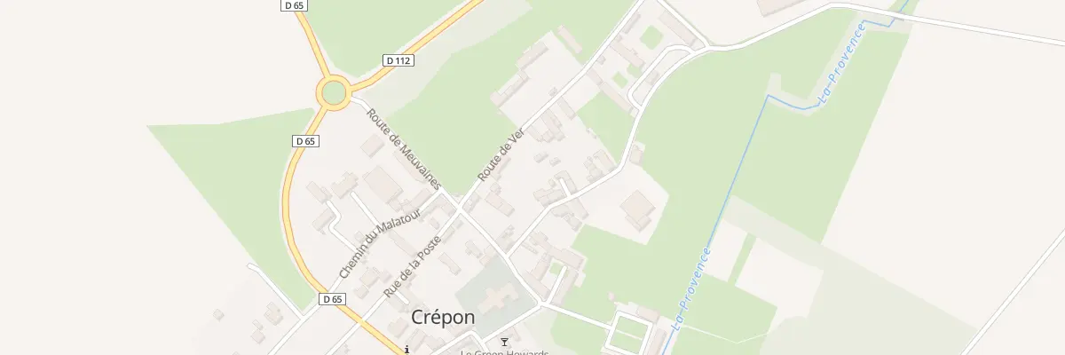 Plan du 1 Rue du Bout Bayeux à Crépon