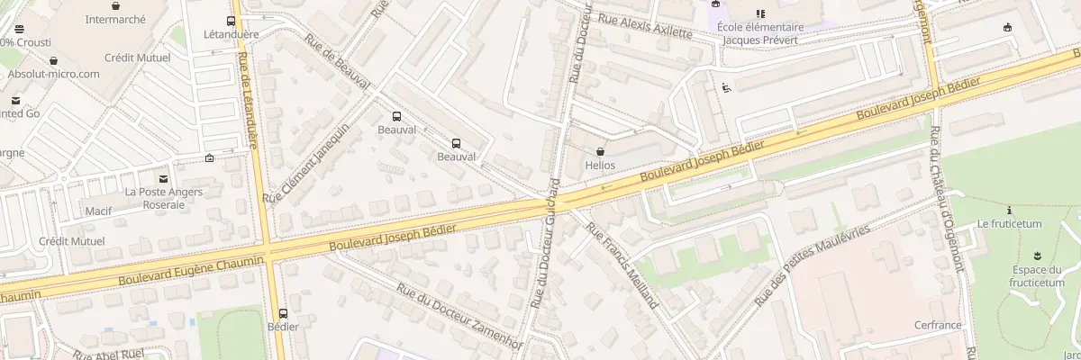 Plan du 176 Rue du Doc Guichard à Angers