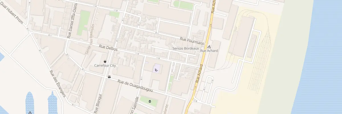Plan du 21 Rue Delbos à Bordeaux