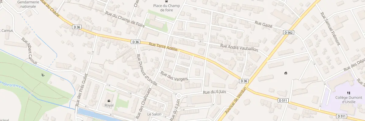 Plan du 13 Rue Terre Adelie - Conde à Condé-en-Normandie