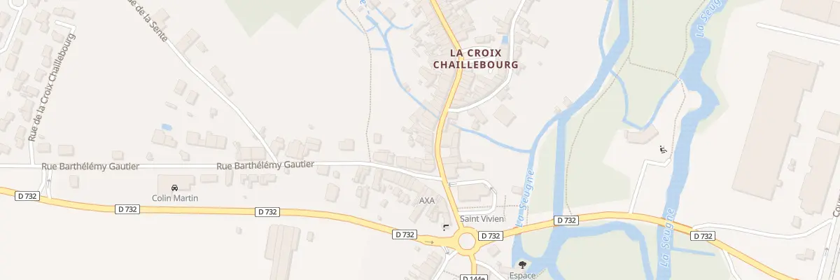 Plan du 64B Rue du Mal Leclerc à Pons
