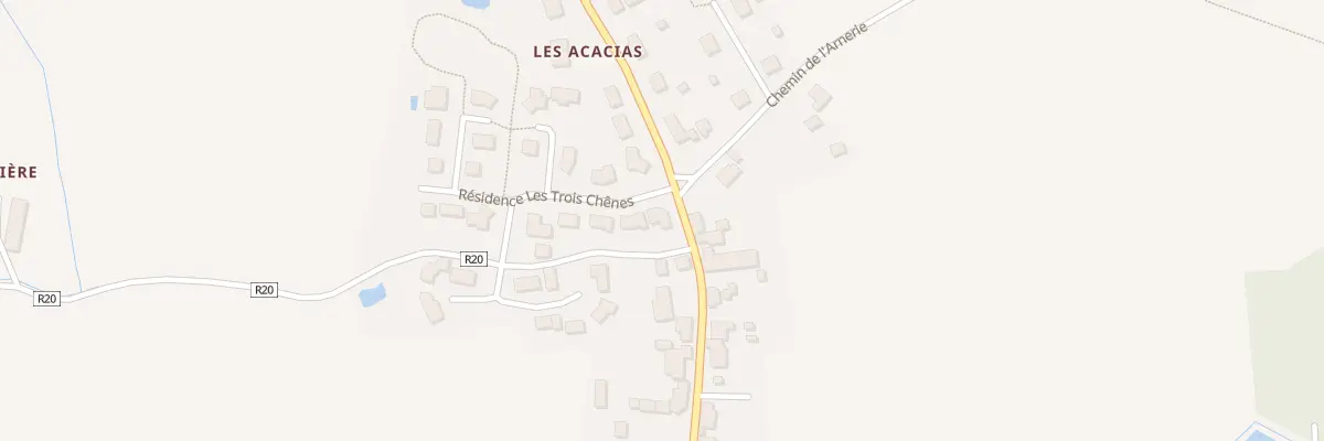 Plan du 22 Res les Trois Chenes à Belgeard